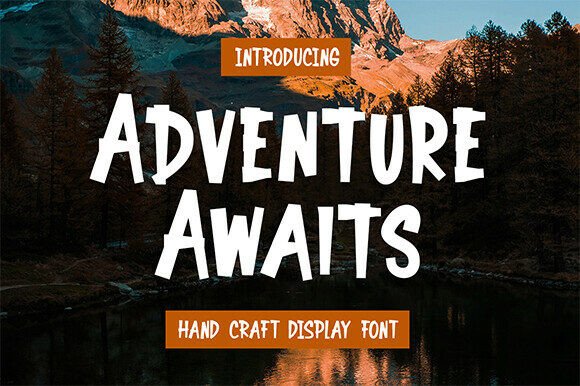 Adventure Awaits: A Bold and Creative Display Font