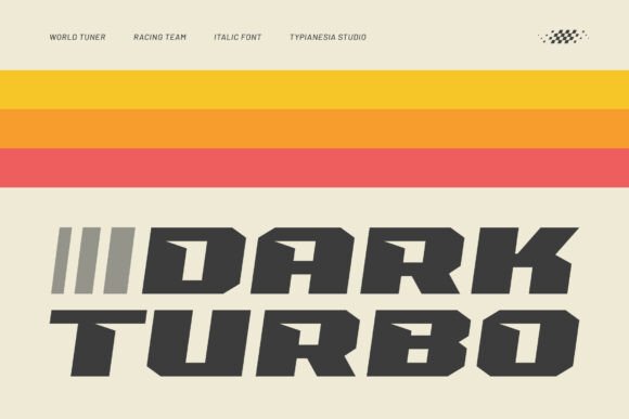 Boost Your Brand with Dark Turbo: A Bold, Dynamic Font