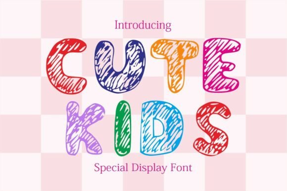 Bring Joy to Your Crafts with Cutekids Regular Font