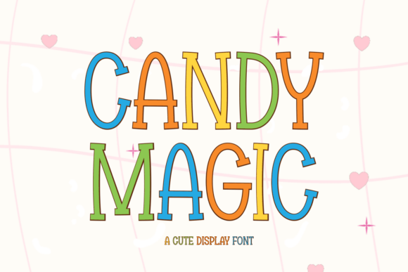 Bring Magic to Your Handmade Creations with Candy Magic Font