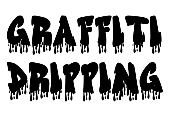 Bring Your Creations to Life with Graffiti Dripping Font