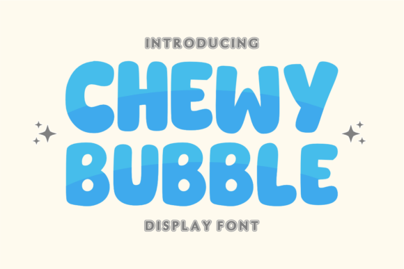 Chewy Bubble: A Playful Display Font for Joyful Branding