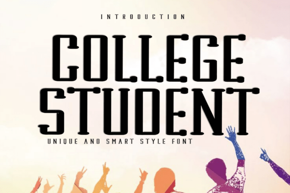 College Student: A Versatile and Eye-Catching Display Font