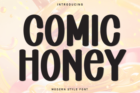 Comic Honey: A Playful Display Font for Engaging Web Designs