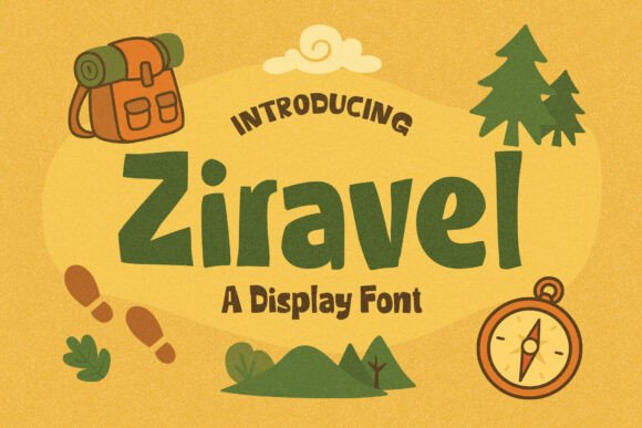 Discover Ziravel: A Font for Bold and Friendly Design