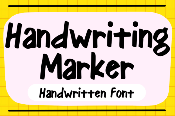 Enhance Your Brand with Handwriting Marker Font