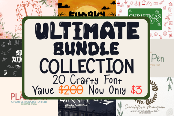 Enhance Your Web Design with Ultimate Bundle Collection Fonts