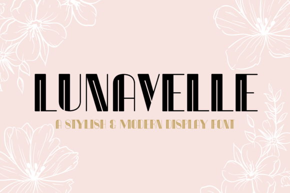 Enhancing Web Design with Lunavelle: A Striking Display Typeface