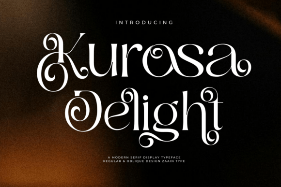 Exploring Kurosa Delight: A Versatile Serif Font for Branding