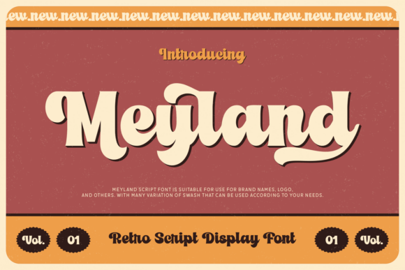 Exploring Meyland: A Bold and Versatile Display Font