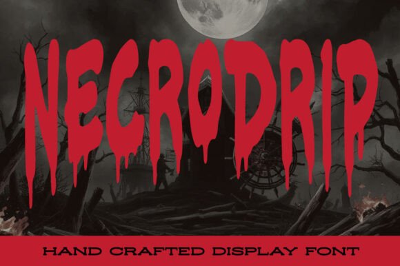 Exploring Necrodrip: A Sinister Font for Dark Branding