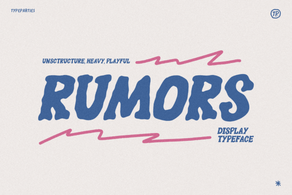 Exploring Rumors: A Bold Typeface for Creative Branding