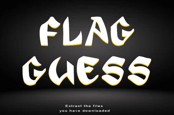 Flag Guess: The Perfect Font for Bold and Edgy Craft Projects