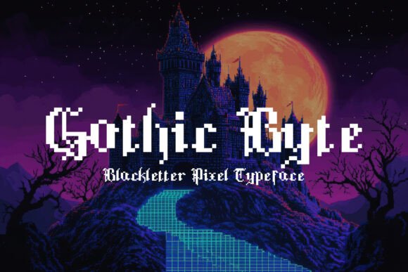 Gothic Byte: A Bold and Unique Display Font for Editorial Design