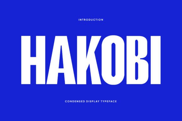 Hakobi: A Bold and Captivating Font for Crafters