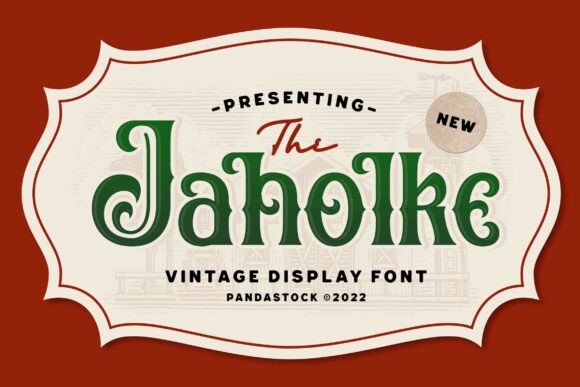 Jaholke: A Vintage-Style Display Font for Web Design
