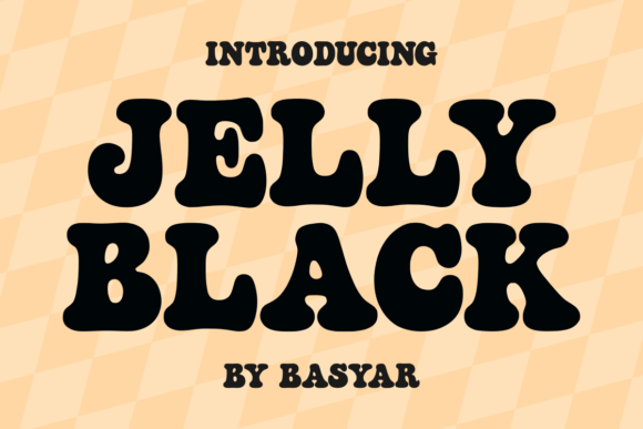 Jelly Black: A Playful and Bold Display Font for Creative Projects