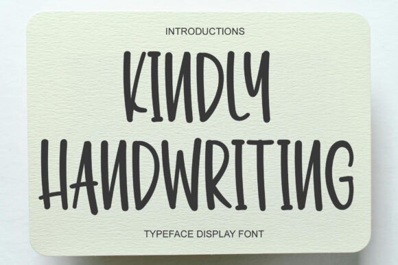 Kindly Handwriting: A Charming Font for Makers