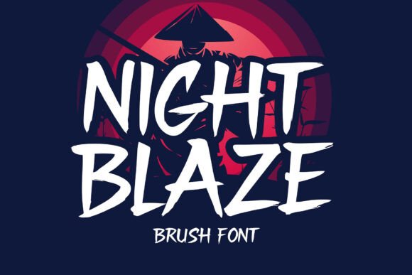 Night Blaze: A Bold and Dynamic Display Font