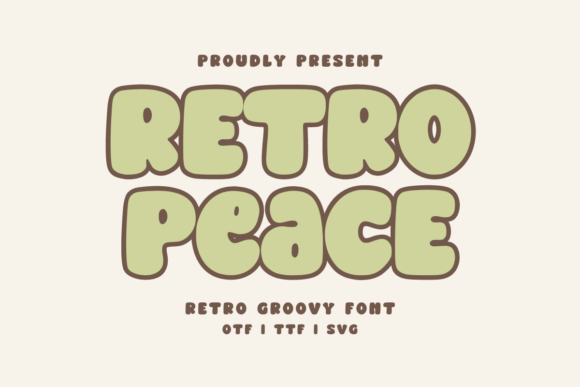 Retro Peace Regular Font: A Groovy Display Typeface
