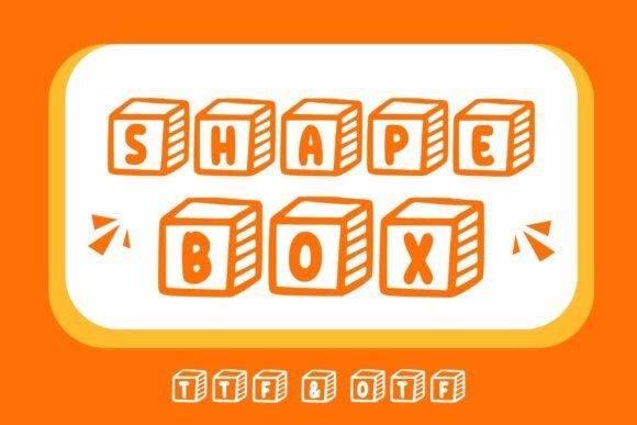 Shape Box: A Versatile and Attractive Display Font for Crafters