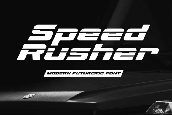 Speed Rusher: A Sporty and Futuristic Font for Modern Brands