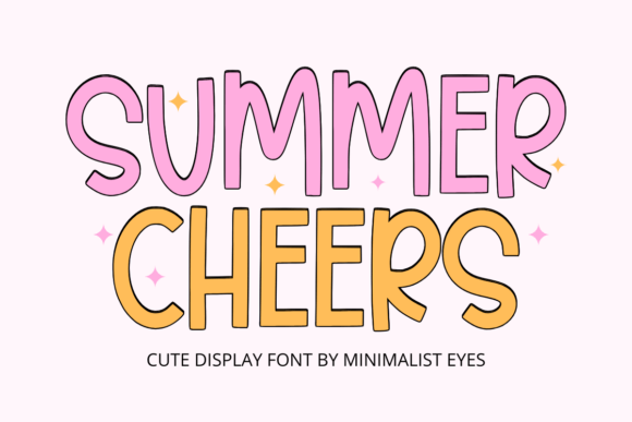 Summer Cheers: A Font to Elevate Your Brand's Visuals