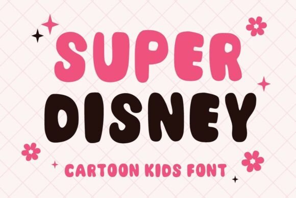 Super Disney: A Friendly Display Font for Engaging Visuals