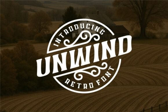 Unwind: The Perfect Retro Display Font for Your Brand